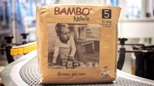 L’emballage papier des couches BAMBO Nature : un grand pas vers la réduction des plastiques.